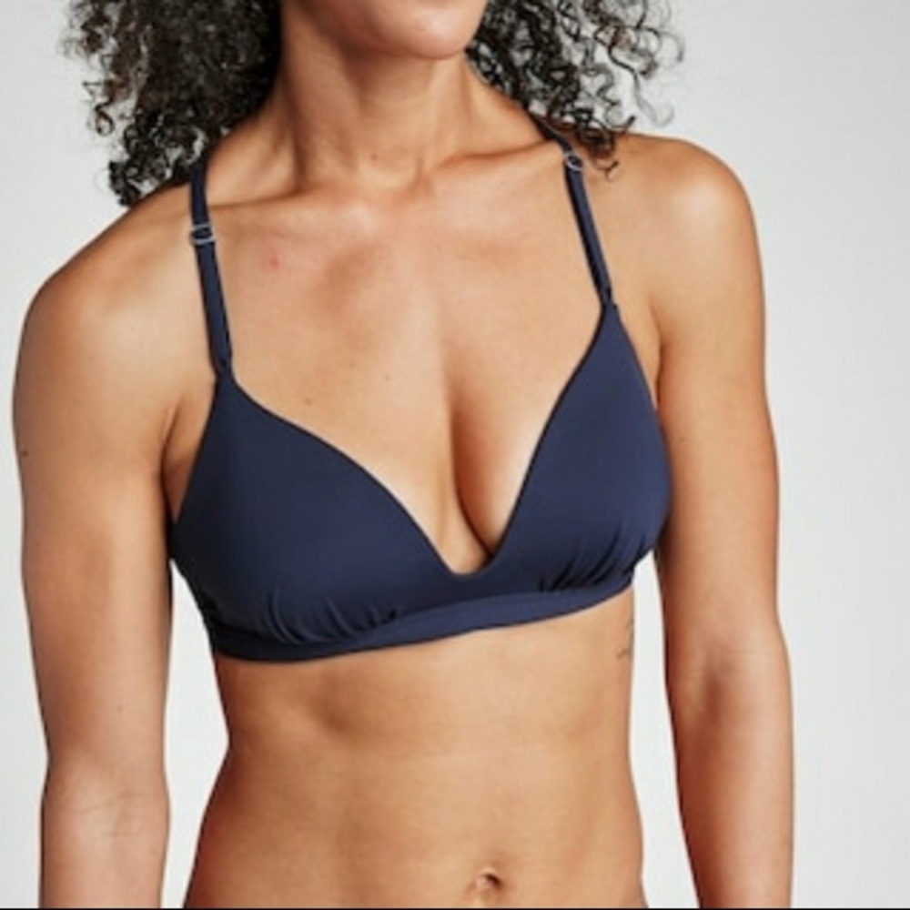 Athleta Prism Back Bikini Top Blue